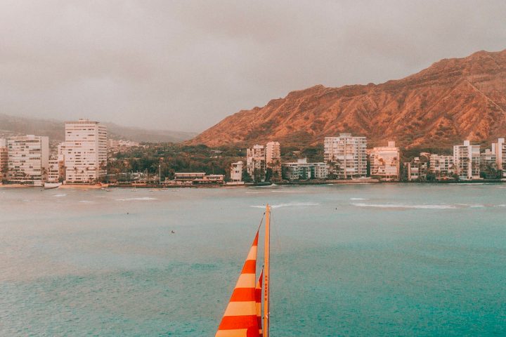 a small boat in a body of water